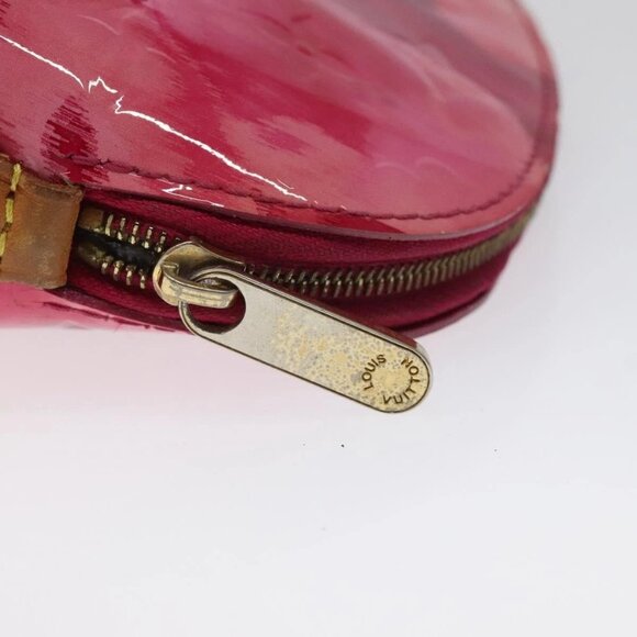 LOUIS VUITTON Vernis Ikat Flower Pochette Cosmetic Pink - Picture 6 of 15